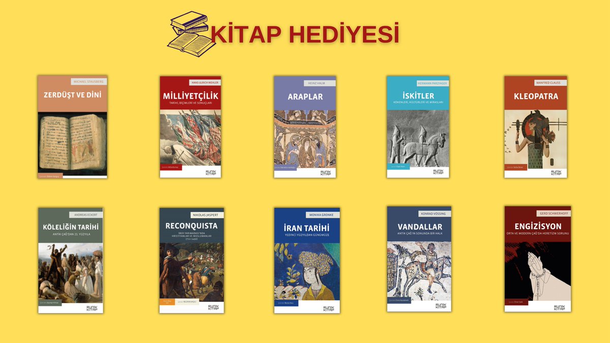 _tarihpenceresi's tweet photo. 📚Hediye Kitap! 

Bu tweeti rt'leyip hesabımı ve @RunikKitap'ı takip eden iki kişiye, görseldeki kitaplardan birini hediye edeceğim. Son tarih 27.09.2023. Bol şanslar! https://t.co/nh7NYK9qjm