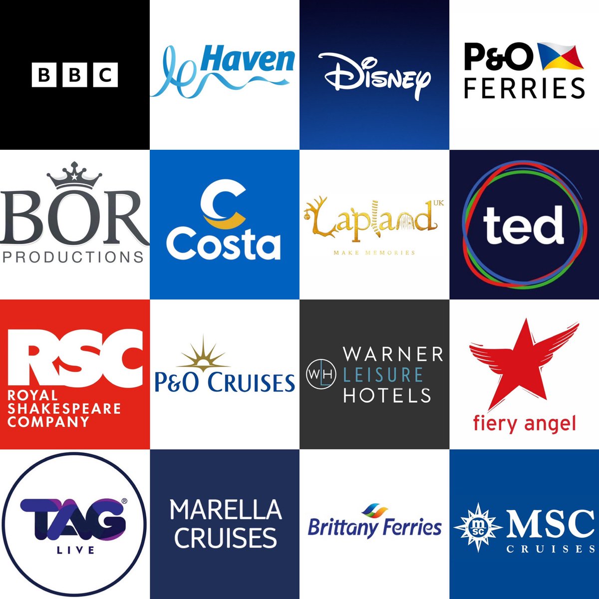 Have a look at just some of the companies we have worked with! #talentagency #actors #musicaltheatre #dancers #singers #takeoneagencyuk
