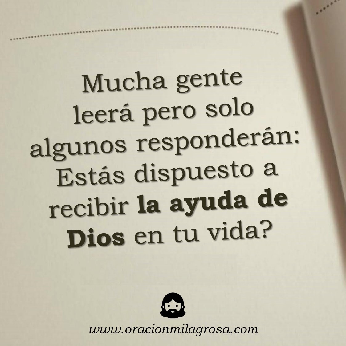 De la mano de Dios llegan los grandes milagros 🙏