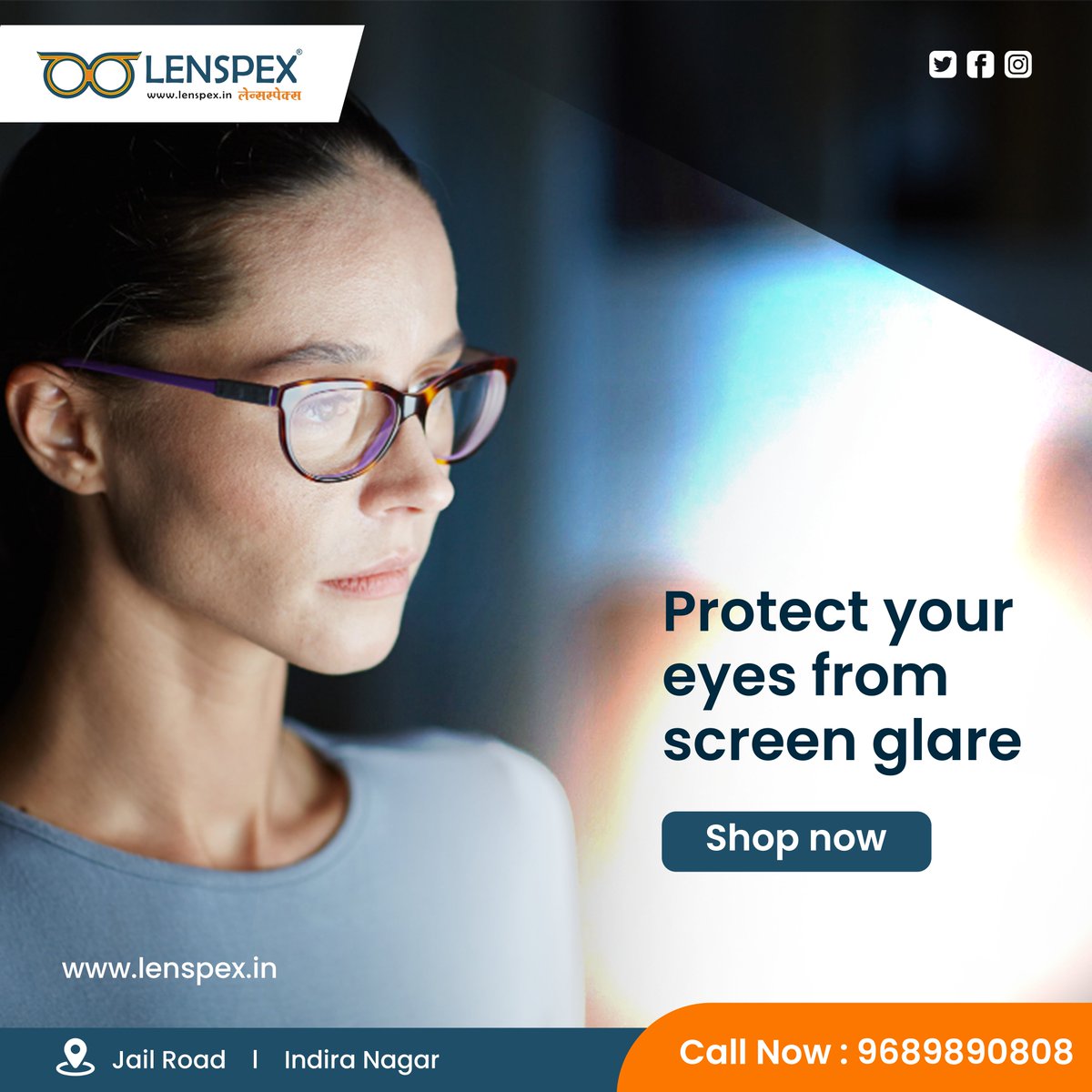 LensSpex's tweet image. Protect your eyes from screen glare.
See why Lenspex is the top choice for eyewear enthusiasts.

😍👓 #LenspexChoice #EyewearExperts #lenspexnashik #lenspexindiranagar #lenspexeyewear #optiometry