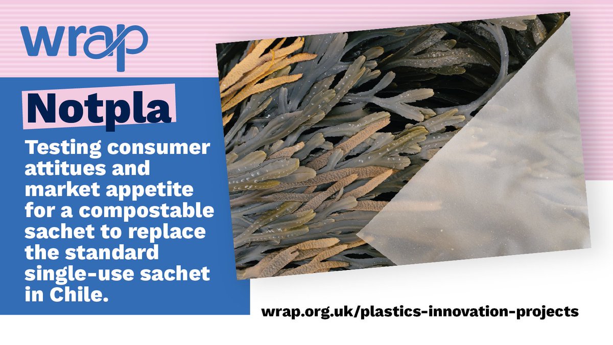 Last year’s @EarthshotPrize winners @notpla had funding via @InnovateUK's International Circular Plastics Flagship Competition. They tested their Film & Pipette innovations with consumer trials to test perceptions and market appetite for an alternative to the single-use sachet.