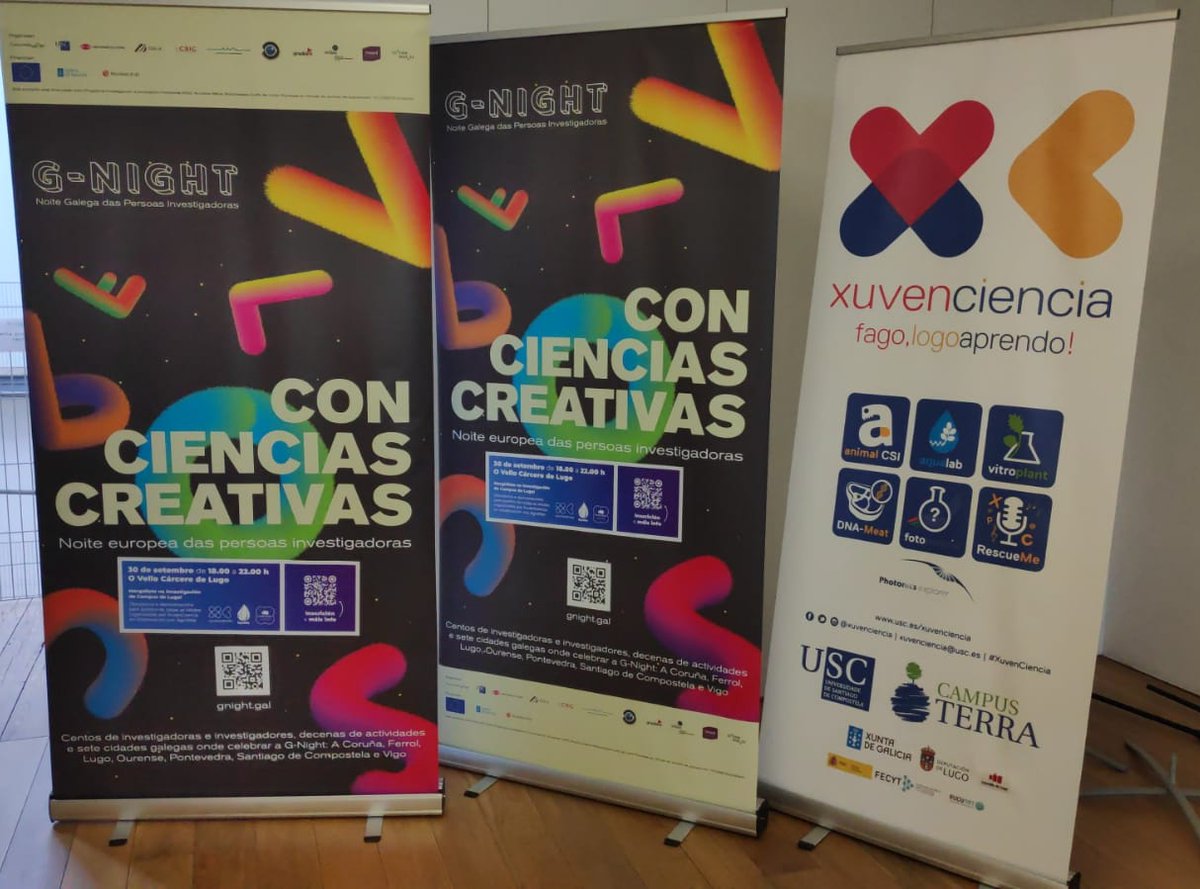 XuvenCiencia's tweet photo. Regresa a @GNight_gal a Lugo o 29 de setembro. Será para toda a familia, de 18.00 a 22.00 na Rúa Quiroga Ballesteros e no Mercado Municipal de @LugoTurismo
https://t.co/LI2RPoI5qS https://t.co/BqlH4qI61G