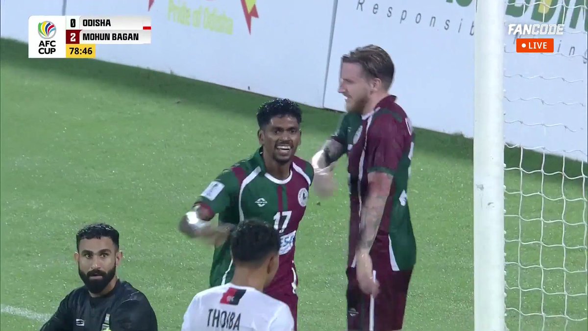 Top 3 most dangerous players:

1. AFC Cup Liston
2. Noodle Hair Ronaldo
3. Messi against Eiber

#AFCCup  #JoyMohunBagan  #OFCMBSG