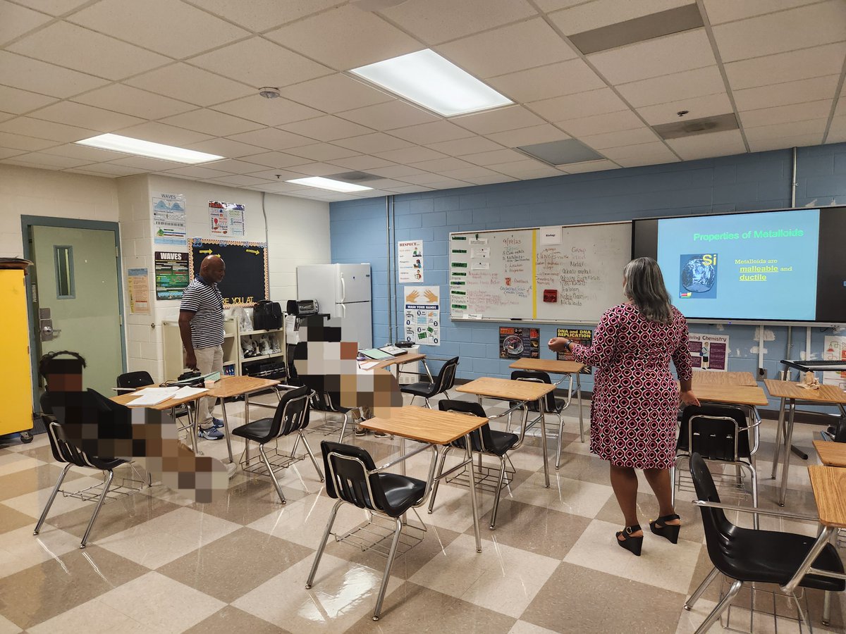 Great job Dr. Royal and Ms. Anderson at Hank Aaron New Beginnings Academy with Team Teaching! Keep up the great work co-teaching!