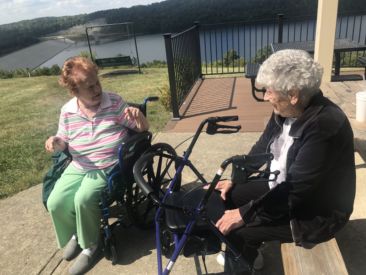 StAndrewsHC's tweet photo. We took advantage of this beautiful day and spent the day at Brookville Lake. Sunshine, friends, and lake water is all we need. 
#trilogyliving #seniorliving https://t.co/0iHS8TNJoU