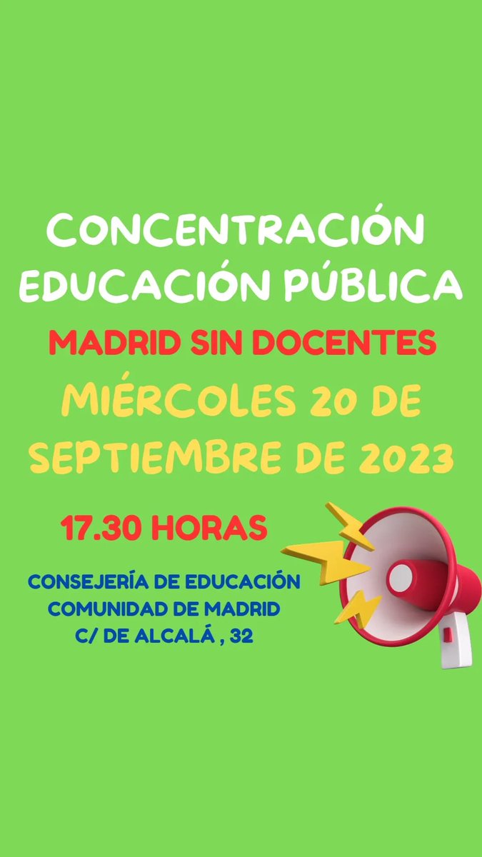 primariaresiste's tweet photo. @cucagamarra Mientras Ayuso entretiene a los madrileños con la amnistía ..... los centros educativos sin docentes, miles de niños sin poder ser atendidos y miles de docentes en paro  #Madridsindocentes https://t.co/PHZhGX06O3