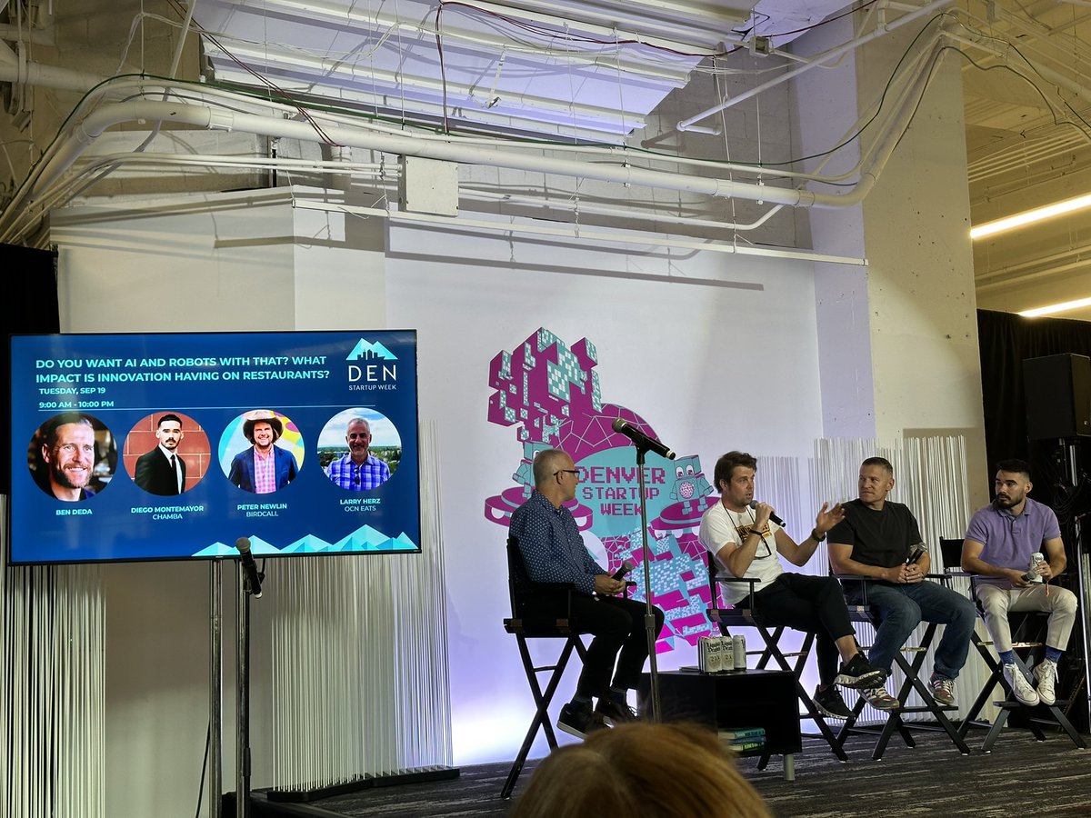jschnip's tweet image. The caveat for a more advanced tech stack, is you need to understand the customer first - applies not just for restaurants

“Can’t stop talking about hospitality” and the “magic of moments in an authentic way” Peter Newlin, Birdcall

#denstartupweek