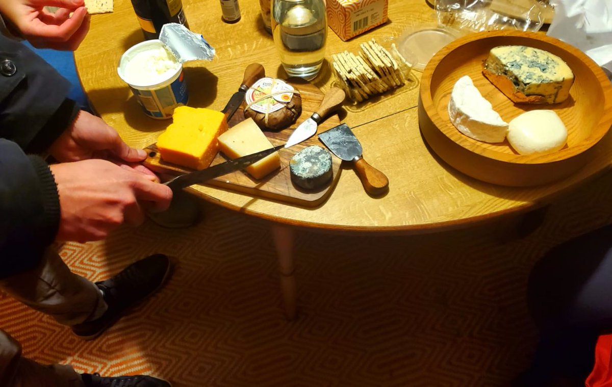 Wonderful evening at #corkwalkingweek & #historyonfoot 4 cities history walk.
We finished off by sampling a selection of cheeses typical of early medieval Ireland.
Meeting tonight Grand Parade 7pm for 'Gratten to Victoria' walk, expect even more interesting Victorian snacks!!!