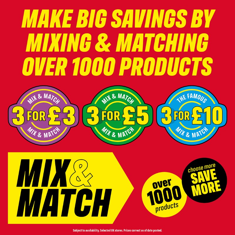 IcelandFoods's tweet image. Great value, when you need it most 🛒

#PriceSlash #LowPrices #MixAndMatch #Value #Save