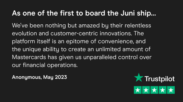Looking for unparalleled control over your financial ops? Find it here 💫

#GetJuni #BuiltForDigitalCommerce