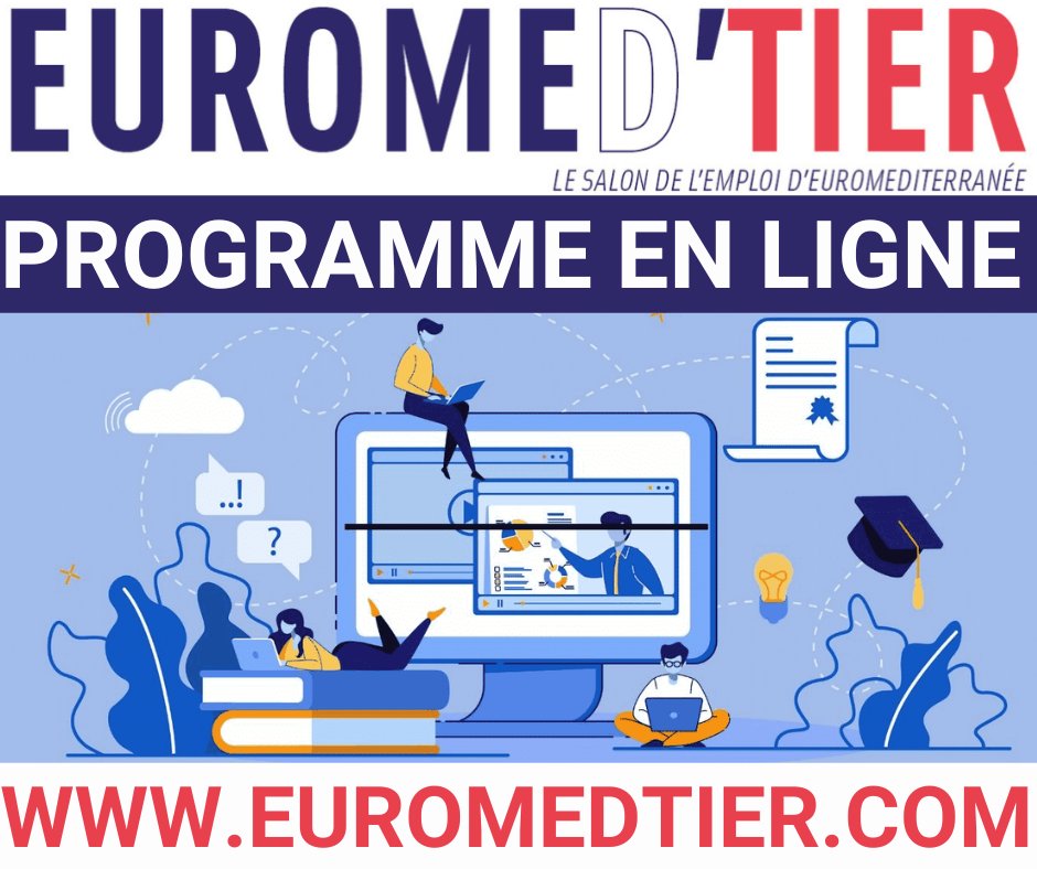 Le programme de la journée est en ligne !
Gratuit et ouvert à tous n'hésitez pas à vous inscrire sur le site internet : euromedtier.com
#emploi #recrutement #jobdating #marseille #salon #avoscv