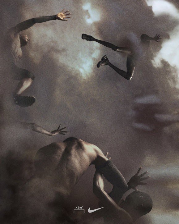 Have to post this again.
New models.
New framework.

Product for product.
Putting forward narratives.

-
ACW x Nike
Campaign by Gabriel Moses