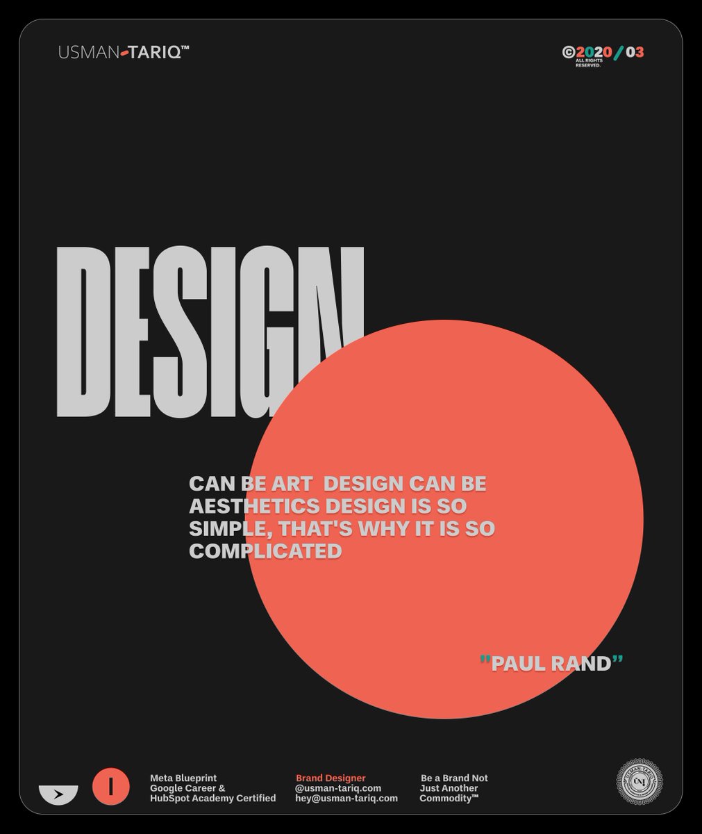 Design is a harmonious blend of artistic expression and functional simplicity. It's not just about making something look beautiful; it's about making it work seamlessly.#brandidentitydesign #webdesignspecialist #designmotivation #uiuxdesign #branddesigner #creativeentrepreneurs