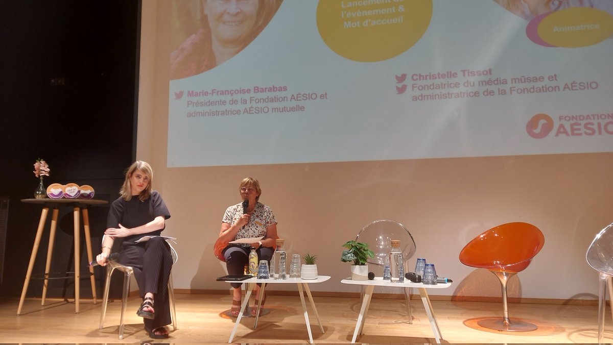 Coup d'envoi de la 2e édition de l'événement de la <a href="/FondationAesio/">Fondation Aésio</a> qui nous donne à voir et à partager les initiatives et témoignages d'acteurs inspirants quant aux enjeux de #santé mentale <a href="/ChrisTissot/">Christelle Tissot</a> <a href="/marie_barabas/">Marie-Françoise BARABAS</a>