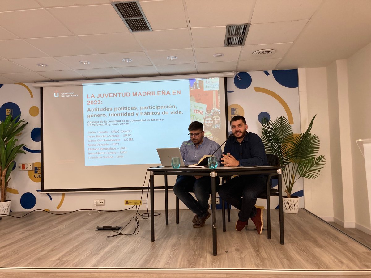 Irene SanchezVitores 🌻 (@isvitores) on Twitter photo Presentación del Informe de la Juventud Madrileña 2023
<a href="/_CJCM_/">Consejo de la Juventud de la Comunidad de Madrid</a> <a href="/jlorentef/">Javier Lorente🌾🌻</a> <a href="/MartaParades/">Marta Paradés</a> <a href="/ggalbacete/">Gema Garcia-Albacete</a> <a href="/mai_berasaluce/">Maitane Berasaluce</a> #irenemartinturrero <a href="/XiscaSureda/">Xisca Sureda Llull</a> <a href="/Governance_URJC/">Good Governance URJC</a> Presentación del Informe de la Juventud Madrileña 2023
<a href="/_CJCM_/">Consejo de la Juventud de la Comunidad de Madrid</a> <a href="/jlorentef/">Javier Lorente🌾🌻</a> <a href="/MartaParades/">Marta Paradés</a> <a href="/ggalbacete/">Gema Garcia-Albacete</a> <a href="/mai_berasaluce/">Maitane Berasaluce</a> #irenemartinturrero <a href="/XiscaSureda/">Xisca Sureda Llull</a> <a href="/Governance_URJC/">Good Governance URJC</a>
