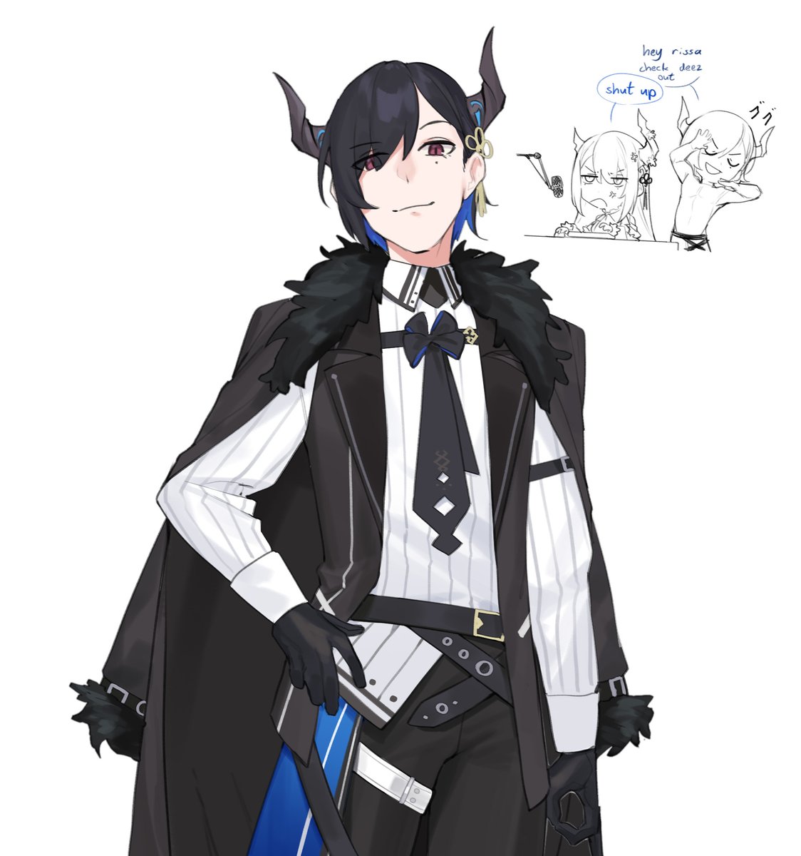 nerissa_en's tweet image. The Ravencroft family has given me the illustrations they want you to see when you think of them!
Thank you again to everyone who drew fanart of my family - seriously, my heart is so full!
(First image is by the amazing @yomosaka - all after are by the incredible @DasDokter )