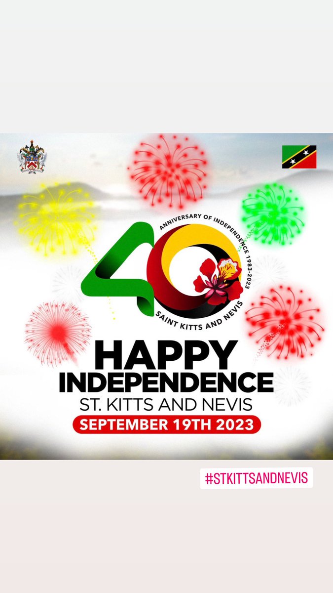 SLIMBONES's tweet photo. Happy 40th Independence Day St. Kitts and Nevis 🇰🇳❤️ https://t.co/w6naAT6kdy
