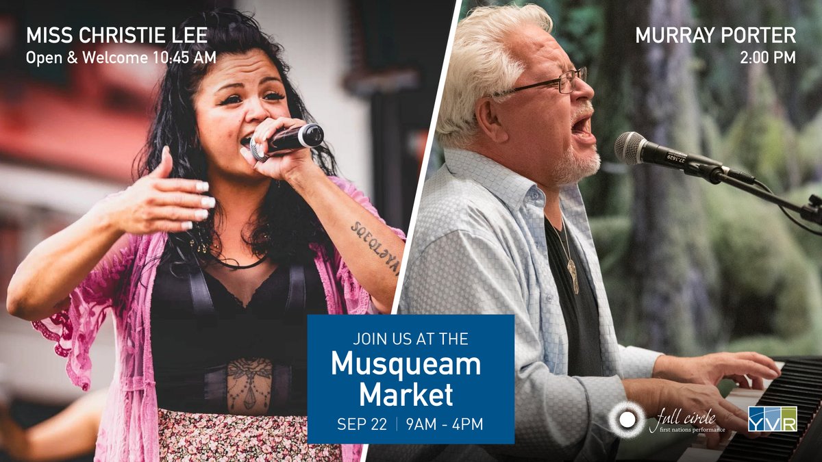 YVR (@yvrairport) on Twitter photo Our <a href="/musqueam/">xʷməθkʷəy̓əm | Musqueam Indian Band</a> Market is back this Friday, September 22 from 9am-4pm at Domestic Departures Level 3! Join us for a very special day celebrating the works and creativity of #Indigenous small business owners and the talents of Full Circle First Nations Performance artists. Our <a href="/musqueam/">xʷməθkʷəy̓əm | Musqueam Indian Band</a> Market is back this Friday, September 22 from 9am-4pm at Domestic Departures Level 3! Join us for a very special day celebrating the works and creativity of #Indigenous small business owners and the talents of Full Circle First Nations Performance artists.