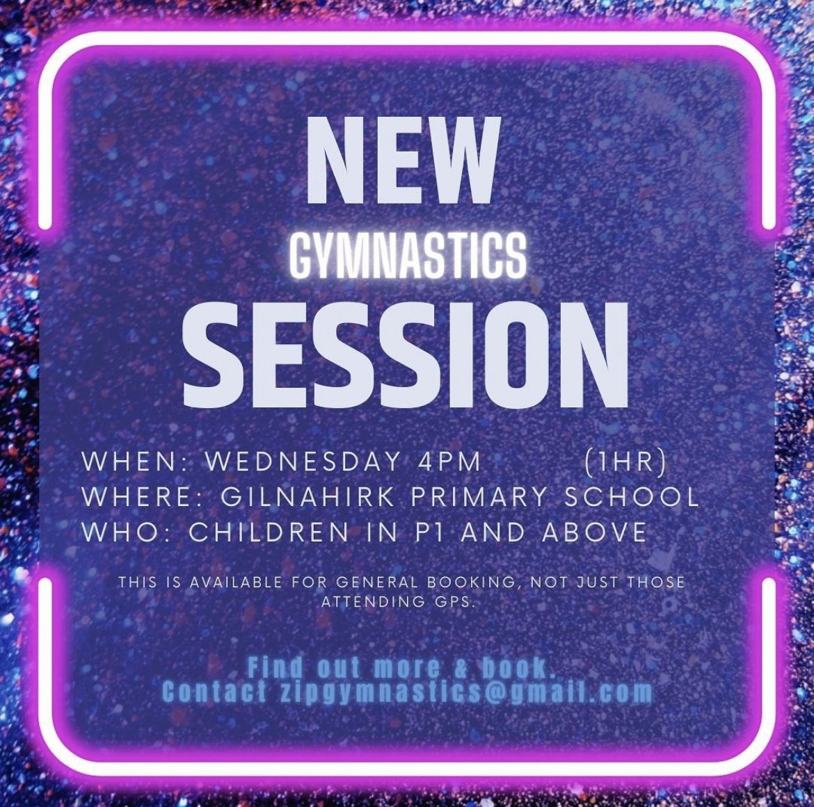 *NEW gym session added! Get booked in while spaces are still available!

Gymnastics incorporates fundamental movements key to all sports!

To learn more go to zipgymnastics.co.uk or get following @ zipgymnastics on Instagram and Facebook.