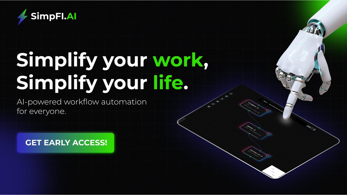 SimpFiAi's tweet photo. Another Day, Another Commit✅
.
Let Them Cook🧑‍🍳
.
Join Our Community 👇
https://t.co/6BcALxhFwg
.
#tuesdayvibe #TuesdayFeeling #tuesdaymotivations 
#blockchaintechnology #ArtificialIntelligence https://t.co/BmjdWnrI8f