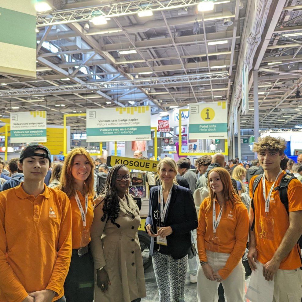 IIMparis's tweet image. L'IIM est à la #ParisRetailWeek ! 🙌🌟

Pendant 3 jours les étudiants en 2ème année du bachelor de Communication Digitale et E- Business ont pour mission de partager les temps forts du salon : conférences, ateliers, et les tendances du marché 🤳

👉 Suivez-les avec le #IIMPRW