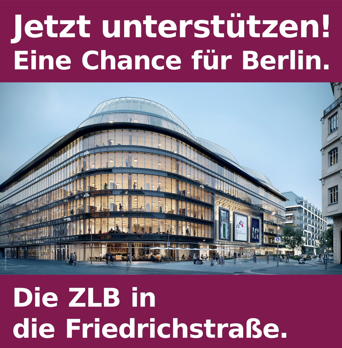 zlb.de/unterschreiben
#zlb #berlin #friedrichstrasse
