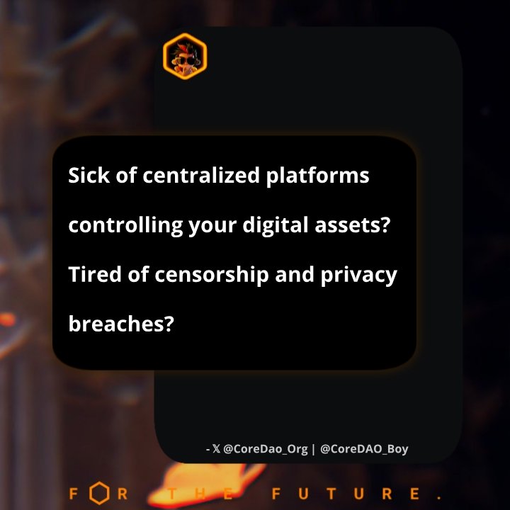 AsrhNFTs's tweet photo. Welcome to the future - a decentralized future powered by #CORE. Join the revolution!
In $CORE we trust βπΏ
#CORE #CoreDAO #Coretoshis #SatoshiPlusConcensus https://t.co/UQiqBbU450