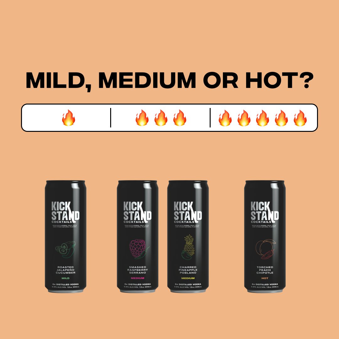 Mild, Medium or Hot... which you got? 👇