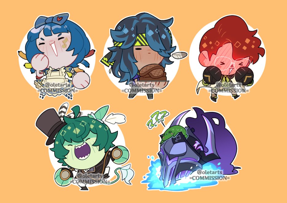 「a cute batch of chibi comms done~ thank 」|Chelsea 🍄 c0mms + st0re prepのイラスト