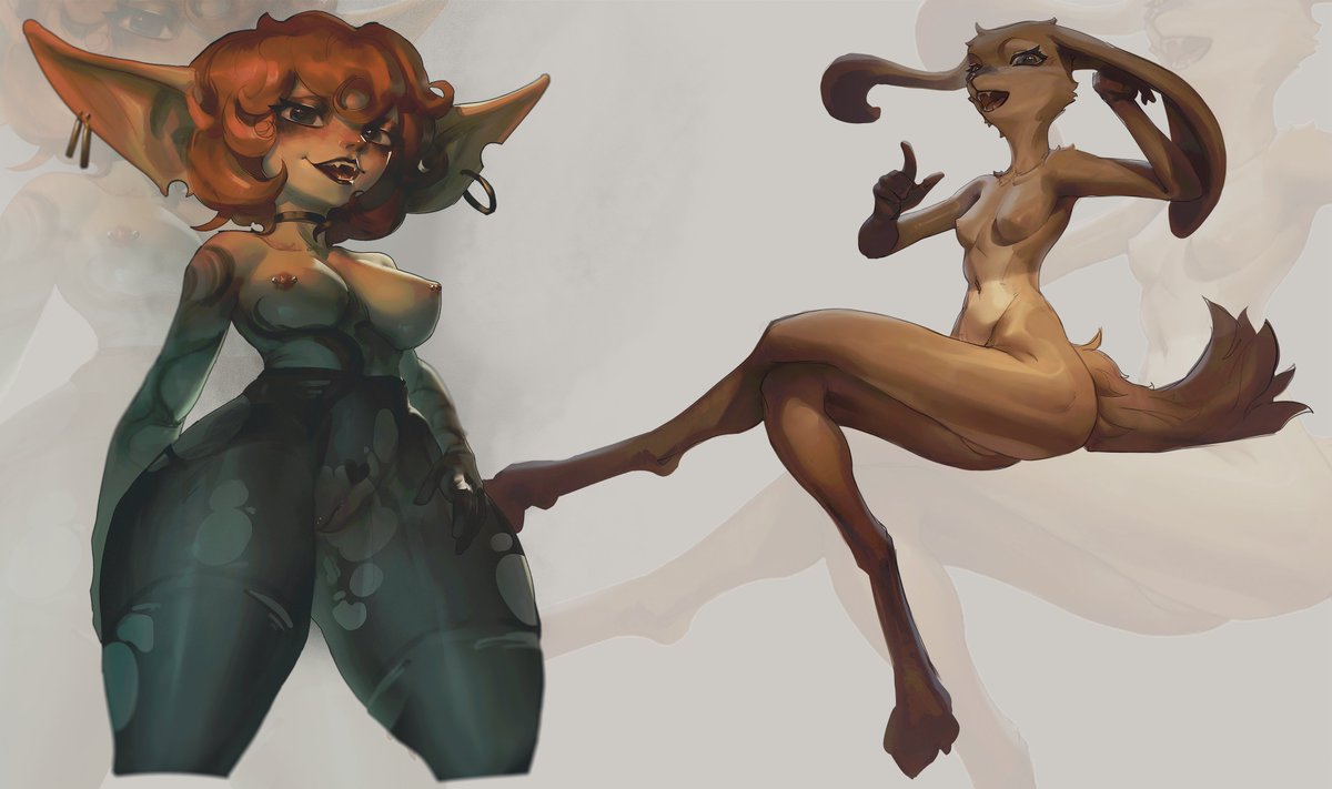 Dakotensfw's tweet photo. gob and skinny creature https://t.co/ZvCjKTZ8d4