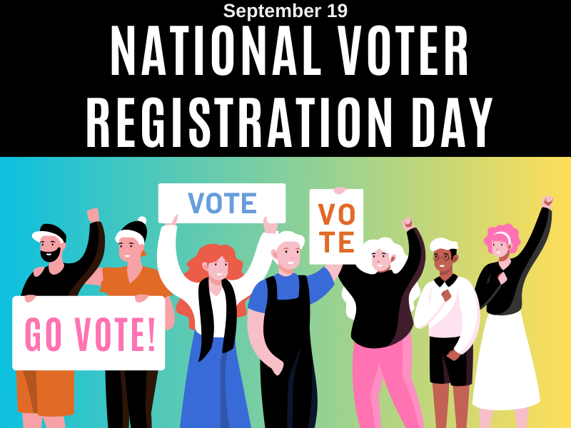 JJP_Institute's tweet photo. Happy National Voter Registration Day! Let's exercise our right to vote and encourage others to do the same. Together, we can strengthen our democracy and shape our future together! https://t.co/qdfwagNan2