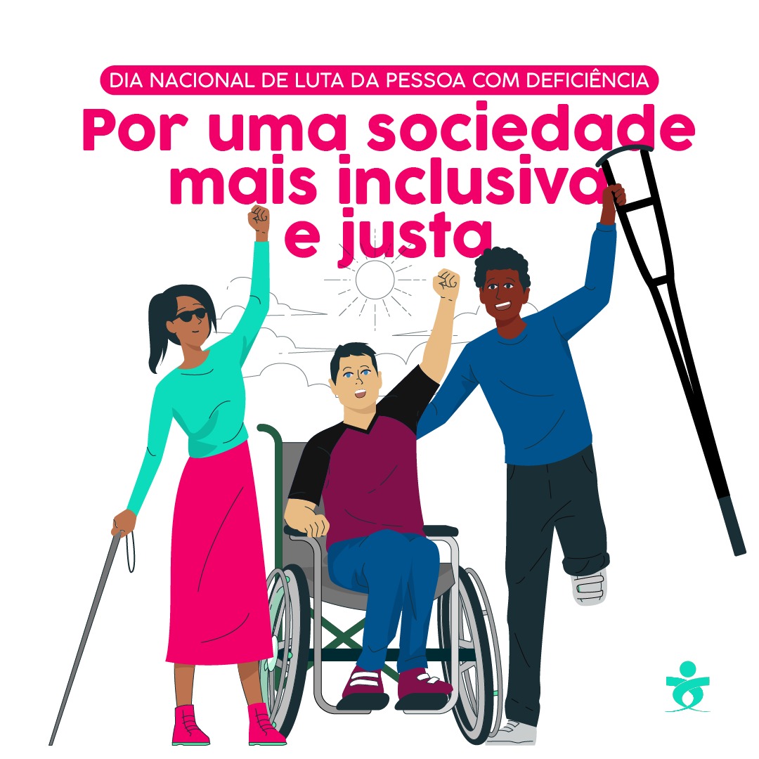 No Dia Nacional de Luta da Pessoa com Deficiência, erguemos nossas vozes em solidariedade e igualdade. Vamos trabalhar juntos para eliminar barreiras, construir oportunidades e celebrar a diversidade que enriquece nosso mundo.
