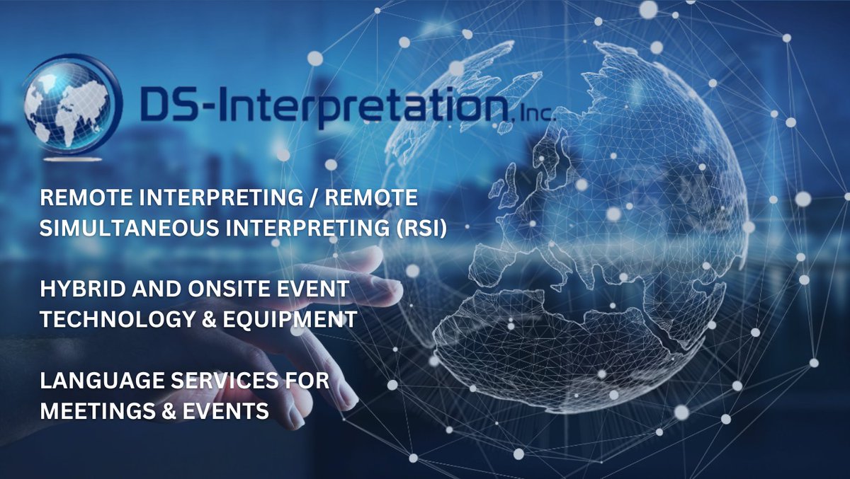 DS-Interpretation, Inc. offers comprehensive support, advice, and guidance to find the best fit, highest standard solution for your complex and unique needs. 

To learn more about our services, contact us below: 
ds-interpretation.com/contact-us

#rsi #hybridevents #lsp