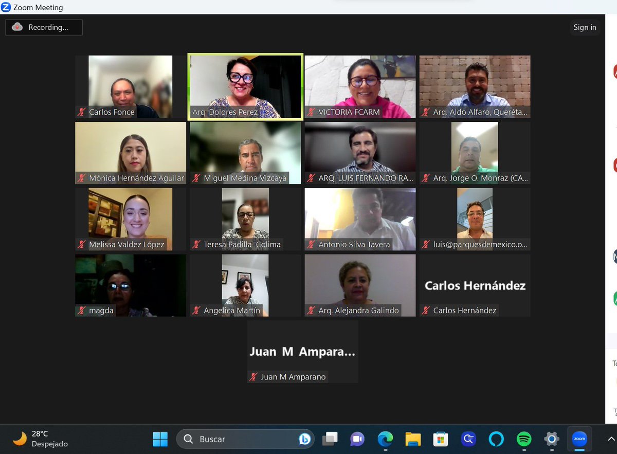 Participamos en la reunión vía Zoom de la FCARM, con el tema “Foro Ciudades Saludables y Equitativas”. 

Este tipo de foro es fundamental para abordar los desafíos urbanos contemporáneos y construir un futuro más justo, saludable y sostenible para las comunidades urbanas.