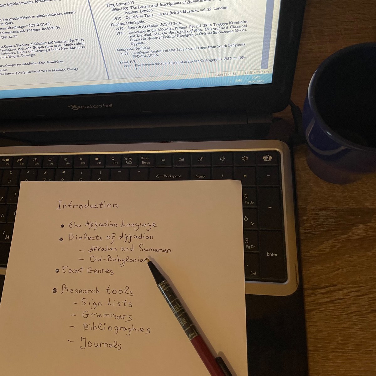 It might be fearful in the beginning, but sometimes you need only to switch on your laptop, take a piece of paper, a pen (and to make a cup of tea or coffee, of course!) in order to start the #challenge #ancientlanguages