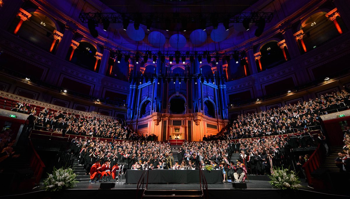 RCA's tweet photo. Congratulations to all of our amazing students who graduated today in @RoyalAlbertHall!
Time to celebrate! 🎉
Oh, and welcome to the @AlumniRCA community!
#GenerationRCA https://t.co/bdsRJU32Sh