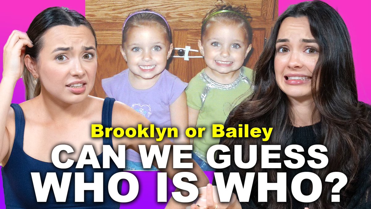 Happy Tuesday! New video ft @BrookAndBailey! Can twins guess twins? 🤔 youtu.be/ius8rpyyIrQ