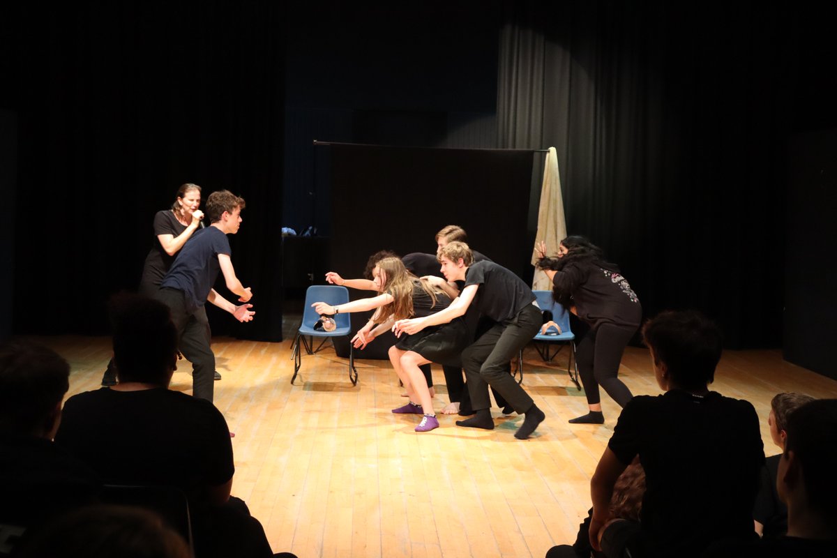 SawstonVC's tweet photo. Year 10 GCSE Drama pupils enjoyed working on a production of Kafka's Metamorphosis today with @katmarypro.  It was an inspiring and immersive experience. @Artsmarkaward @ArtsAward https://t.co/McN9G1u2ql