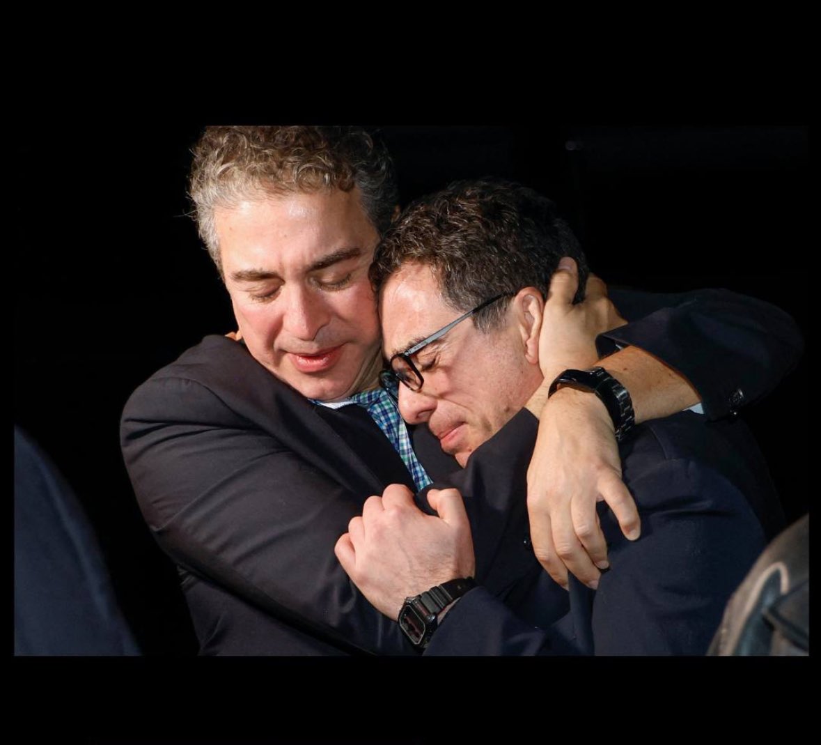 I want to say welcome home my friend, but I know for you “home” was always Iran, and they took that away from you. I also know that they couldn’t take away your grace, your dignity, your generosity, and your sense of humor. I can’t wait to hug you, my brother.