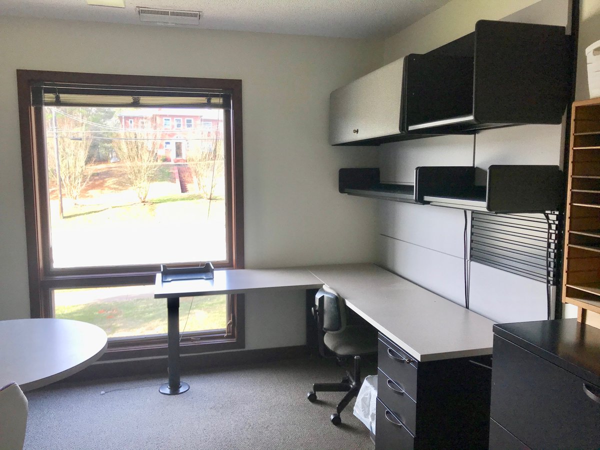 STOP the presses!!! 

All FOUR offices now available for a LOW monthly rate of $2000/month with a one year lease term!

Quiet, spacious, and full of natural light, you simply can't go wrong! 

#OfficeSpaceInChapelHill
#WifiIncluded
#FallSpecial
#EnclosedOfficesForRent
#LeaseToday