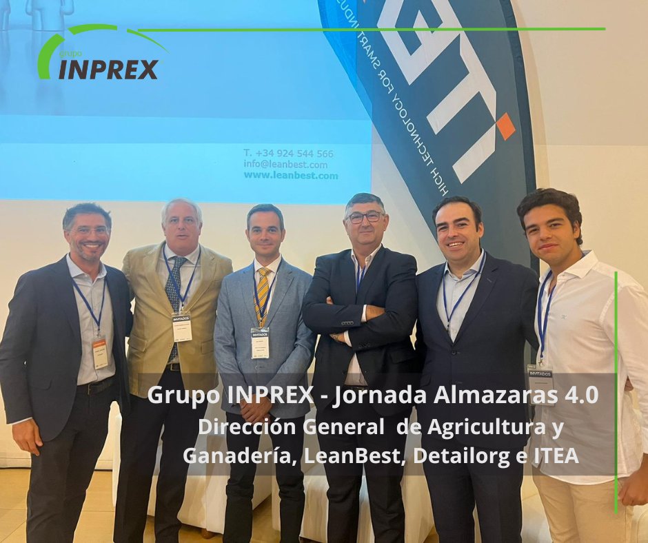 El Consejero Institucional de #GrupoINPREX asistió a Almazaras 4.0, presentación en Mérida de procesos de optimización, automatización y digitalización de la industria del aceite con empresas de referencia en el sector. 
#Detailorg #LeanBest #ITEA #JuntadeExtremadura #Agricultura