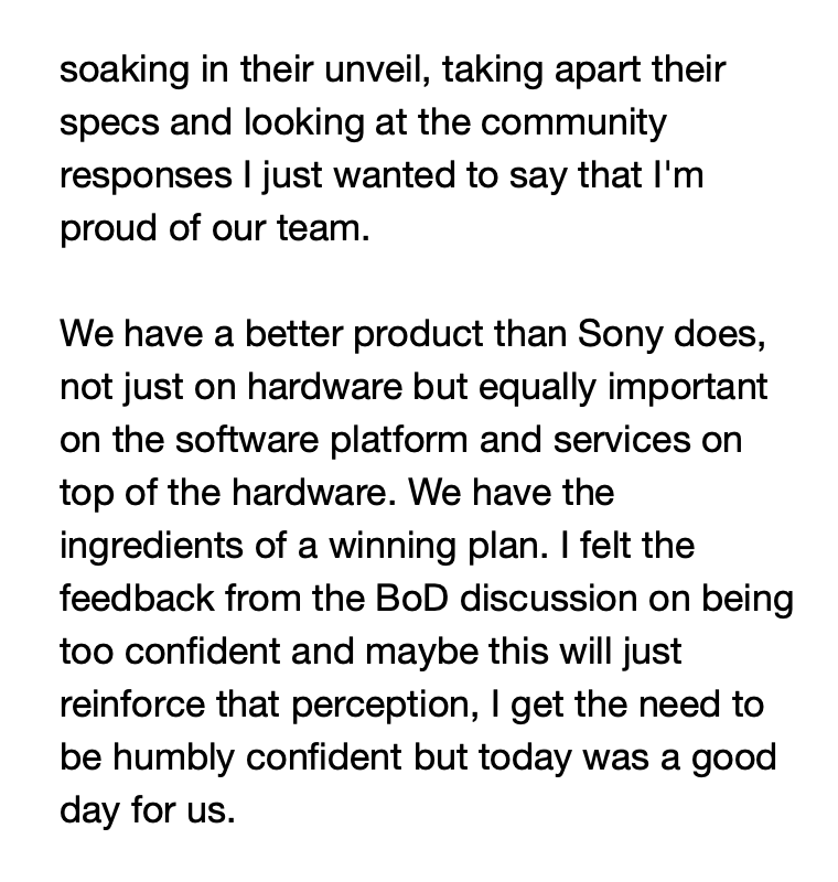 TechEmails's tweet photo. Microsoft's gaming chief on PlayStation 5

March 18, 2020 https://t.co/uH84x8mpNX