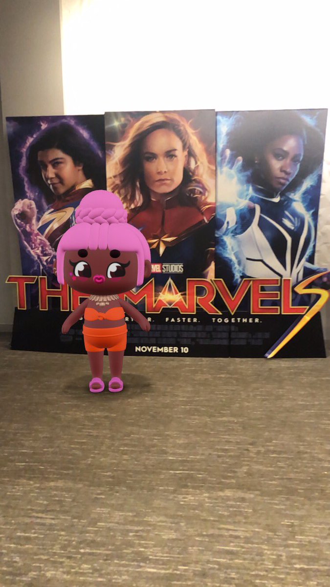 Looks like Pink is excited to see “The Marvels” movie! 

Let’s see some of your photos with Pink! Go to crazydollsnft.com and use our AR feature and tag us!

#whereintheworldispink <a href="/crazydollsnft/">Crazy doIIs</a>