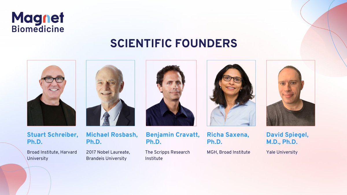 MagnetBiomed's tweet photo. Thank you to our team and scientific founders for your commitment to advancing pioneering science with the potential to unlock new therapeutics.

#TrueGlues #MolecularGlues #Biotech https://t.co/5uzf3bE8OQ