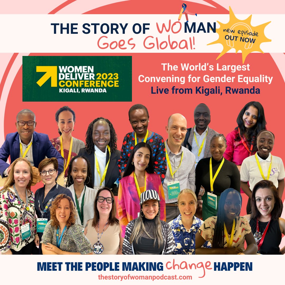 Camfed's tweet photo. 🎧Here’s a podcast you don’t want to miss! Join CAMFED’s @WilbardLydia &amp; host @anna_leah_ for a special @storyofwoman_ episode, recorded at @WomenDeliver 2023. You'll hear from trailblazers across the globe who are taking action NOW for #GenderEquality 🔥 https://t.co/6lbuZyyPJJ https://t.co/hYJ4fe9v9U