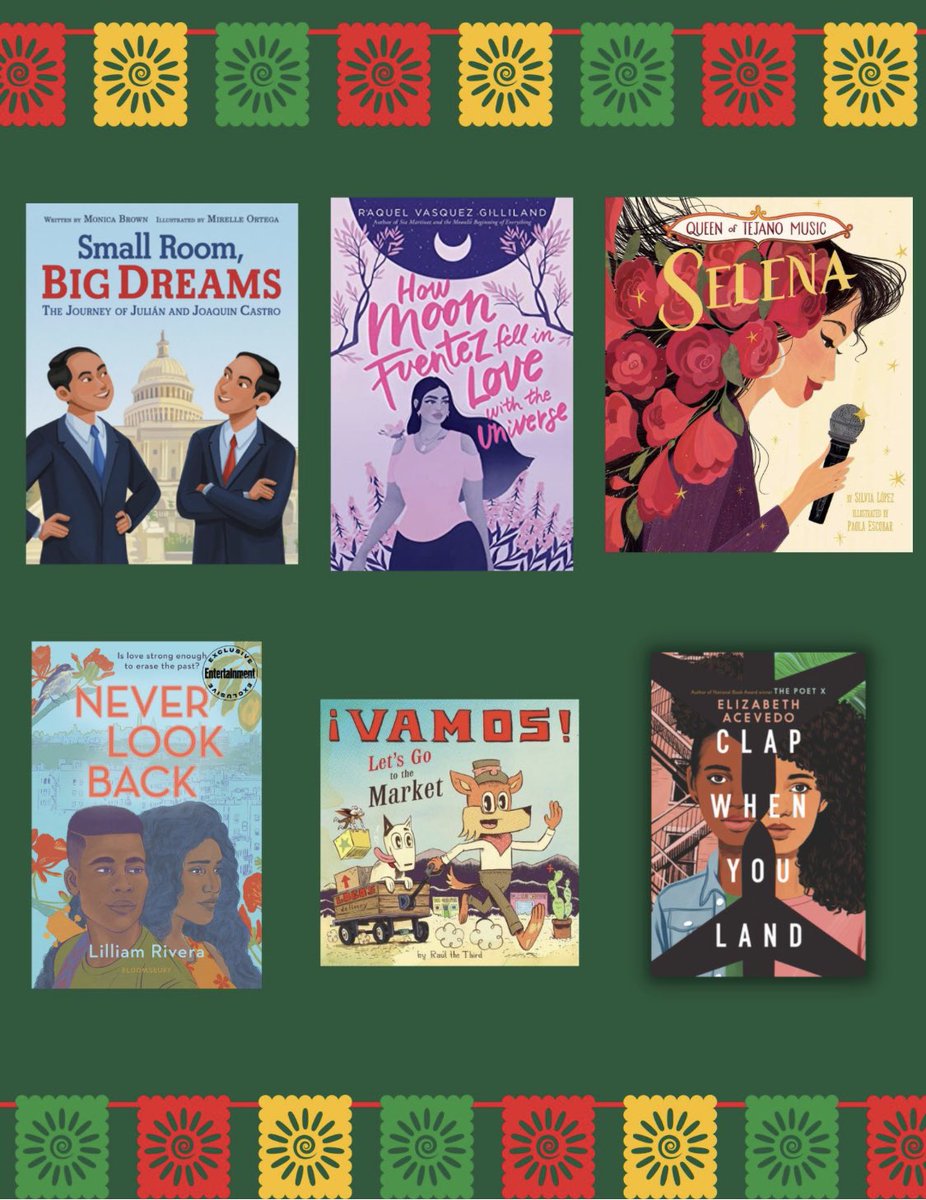 TaftHSLibrary's tweet image. Last Friday, September 15, was the start of #hispanicheritagemonth 🪇 Celebrate with these great titles!

#raiderslibrary