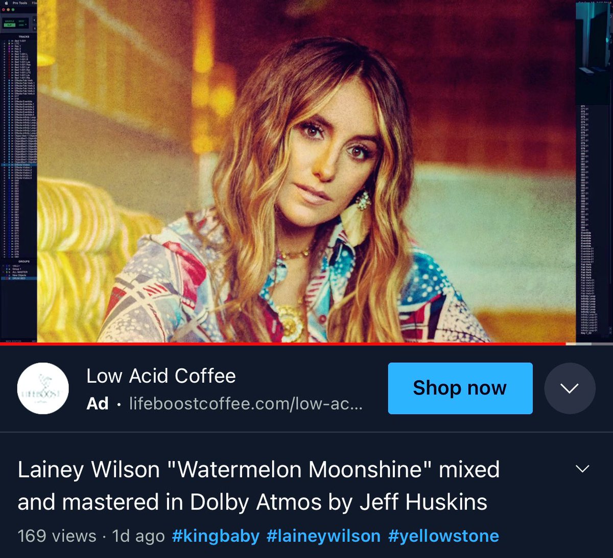 KirstieKraus's tweet photo. THE @laineywilson Mixed & Mastered in #DolbyAtmos by #JeffHuskins at #BMGNashville in #BMGStudioA #WatermelonMoonshine #laineywilson @Dolby @smkbolivar #womenofcountry
WATCH & Leave us a comment โบ๏ธโถ๏ธ https://t.co/vj2qlm36Xw https://t.co/yp16R7fubW