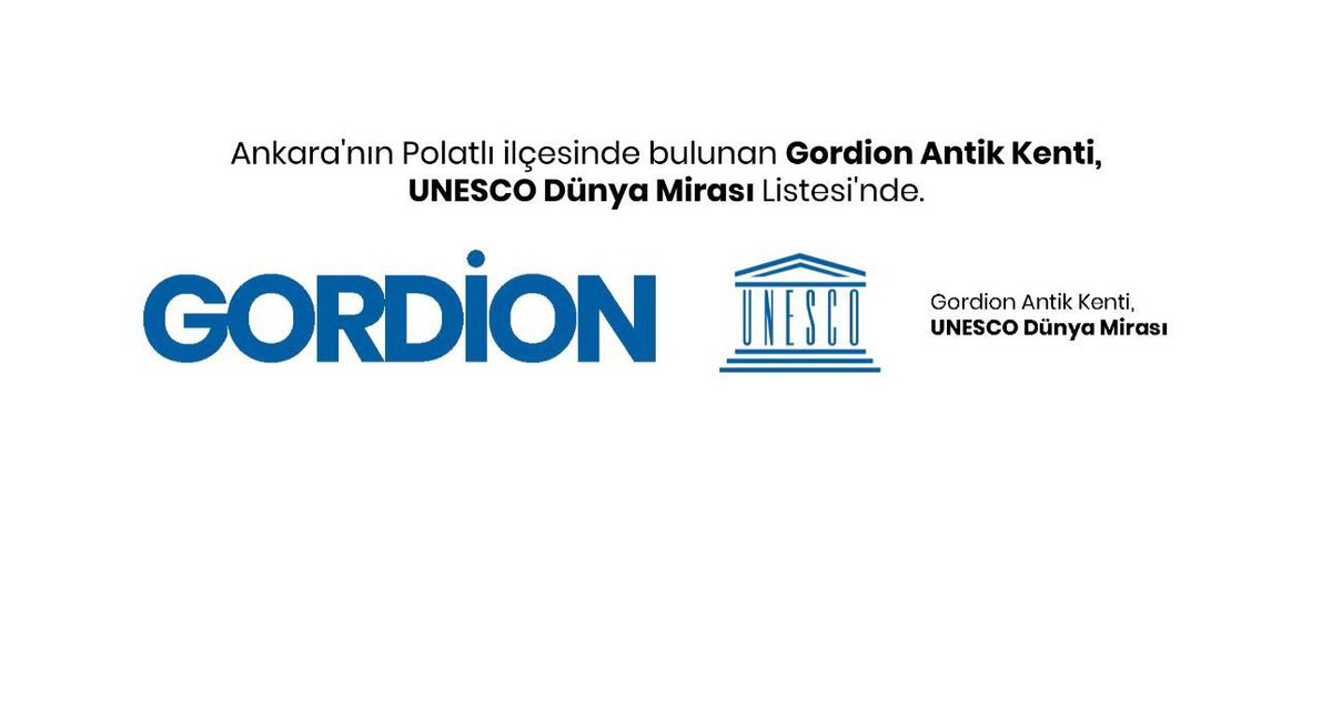 Kültürel varlıklarımızın #UNESCO Dünya Mirası Listesi’ne kaydedilmesinin mutluluğunu yaşıyoruz. 

Ankara’dan Gordion Antik Kenti ve Aslanhane Camii, Konya-Eşrefoğlu Camii, Kastamonu-Mahmut Bey Camii, Eskişehir-Sivrihisar Camii ve Afyon-Afyon Ulu Camii artık #DünyaMirası