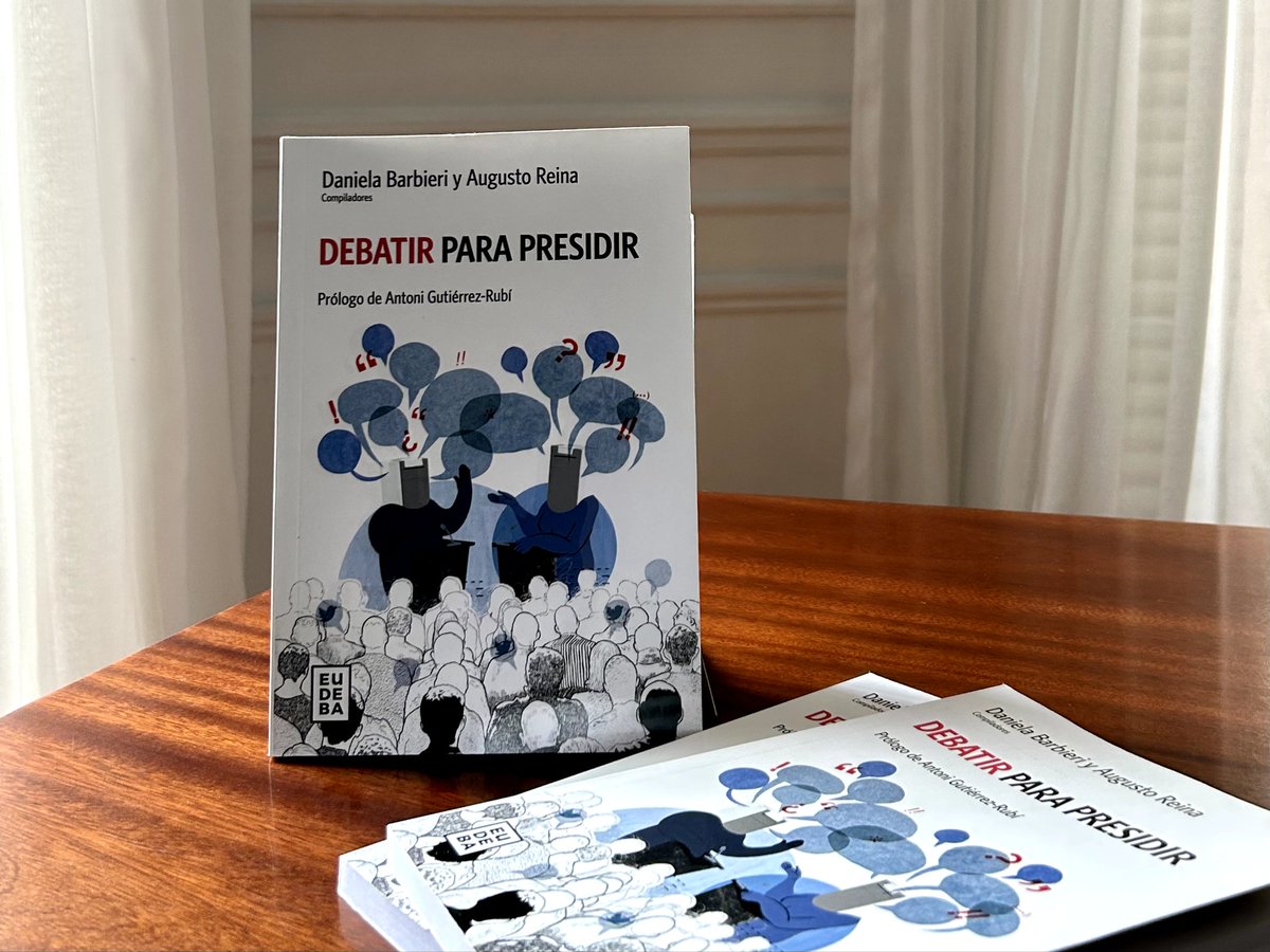 DEBATIR PARA PRESIDIR 📖

¿Cómo vemos los debates presidenciales? 🤔

Entretenidos, aburridos, democráticos, superficiales, interesantes, pobres: los debates presidenciales generan tanta discusión como fascinación. 

Abrimos 🧵 y hacemos zoom a los capítulos de nuestro libro.