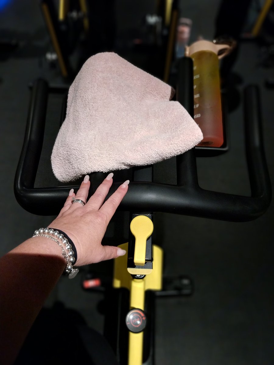Back at it 💪#spin #fitnessover50 #happyplace
